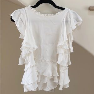 Apiece Apart flutter blouse
